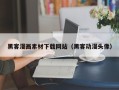 许昌黑客漫画素材下载网站（黑客动漫头像）